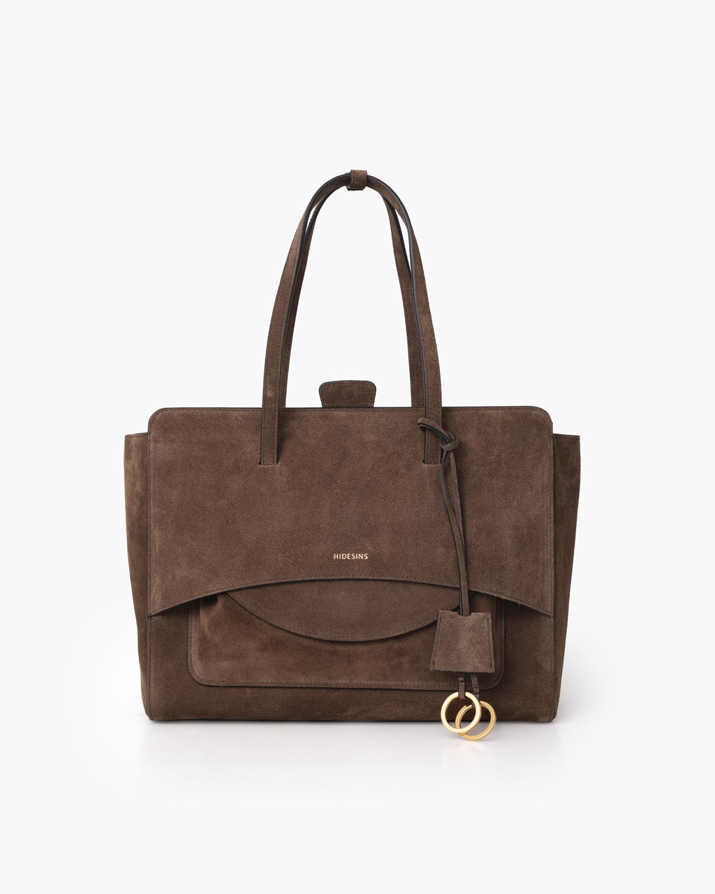 Flap L Suede Chocolat