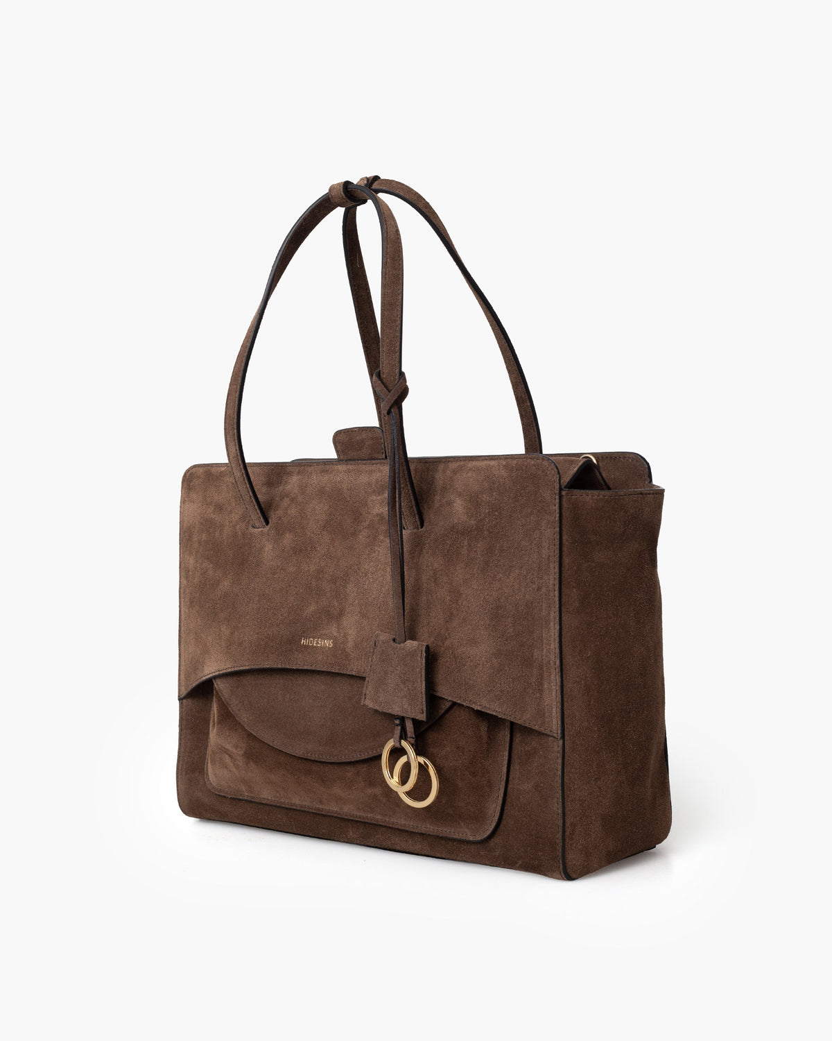 Flap L Suede Chocolat