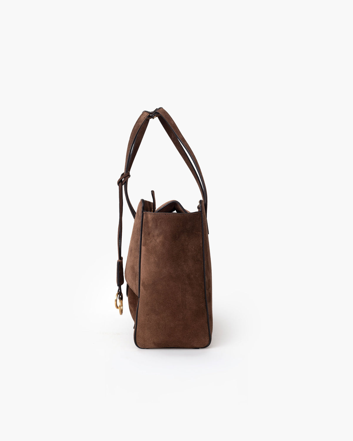 Flap L Suede Chocolat