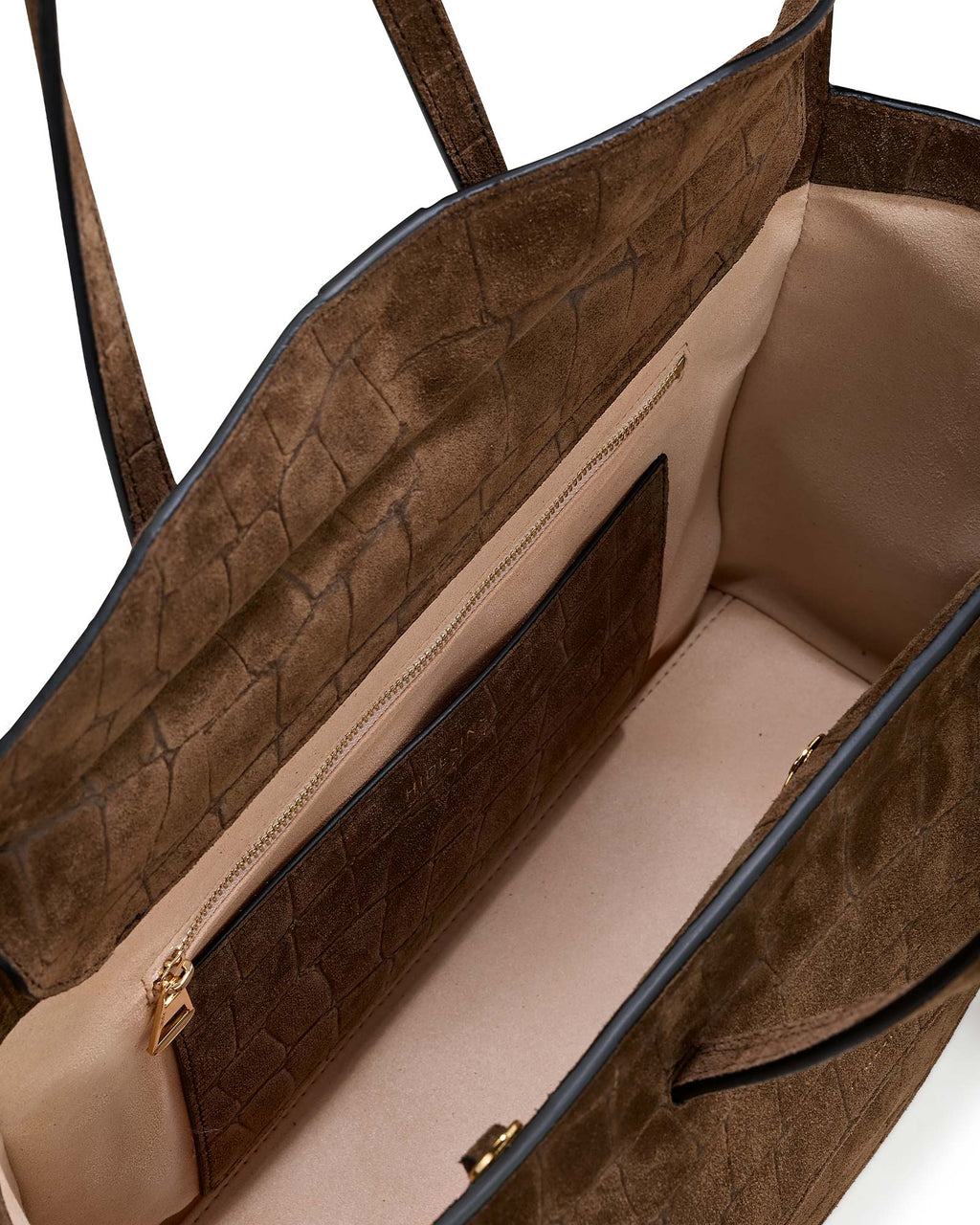 Flap L Suede Cocco Chocolat