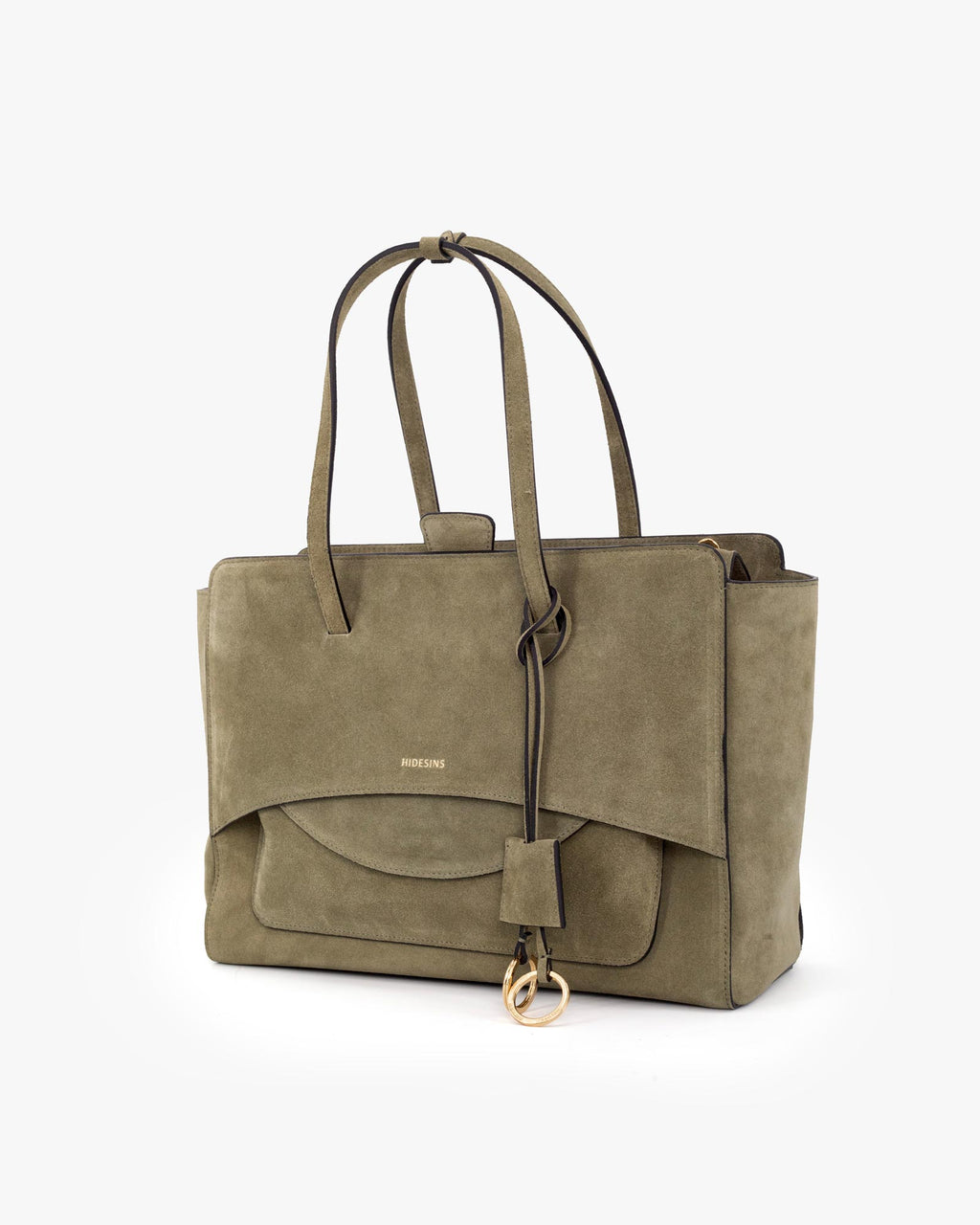 Flap L Suede Olive - Image 2
