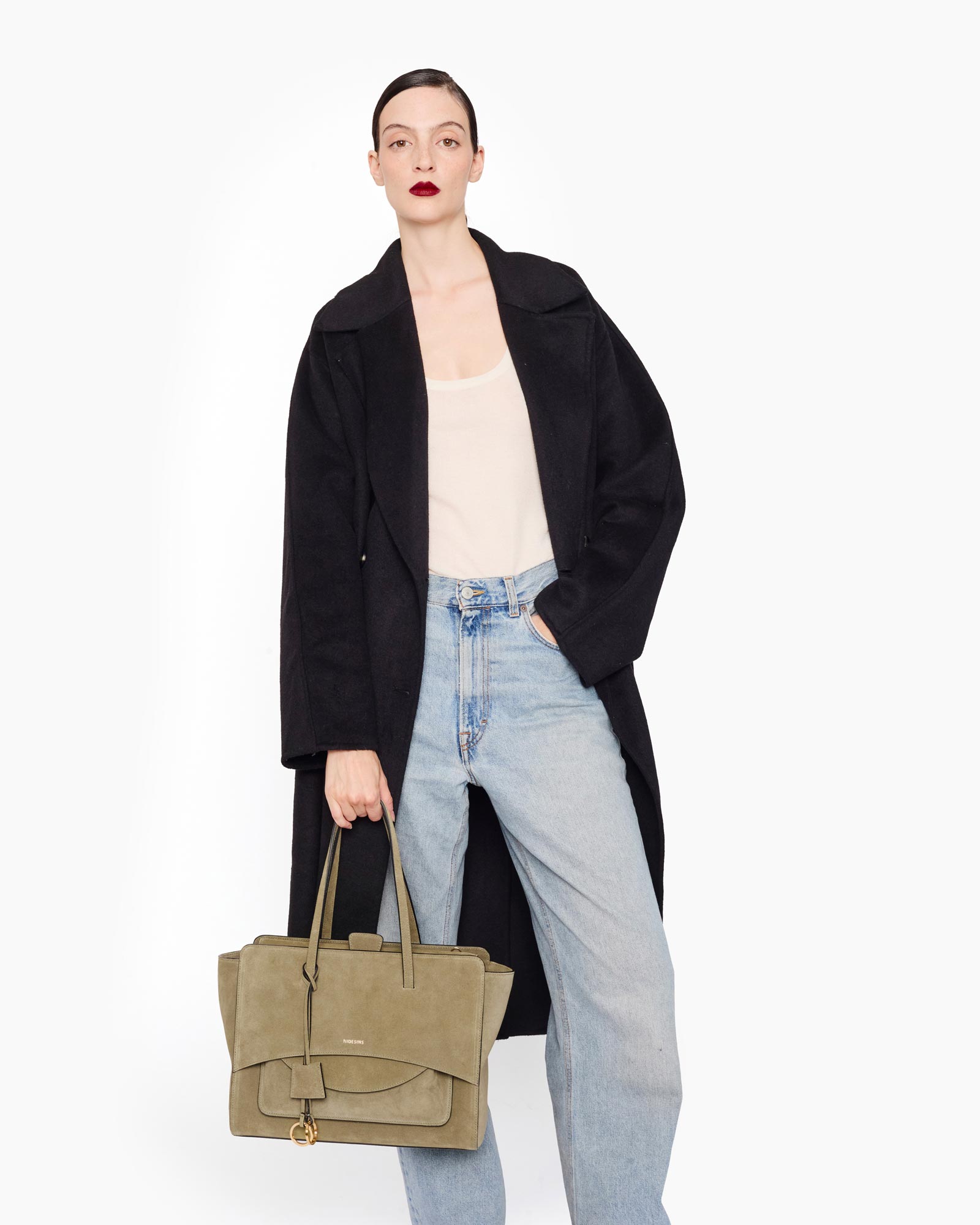Flap L Suede Olive - Image 11