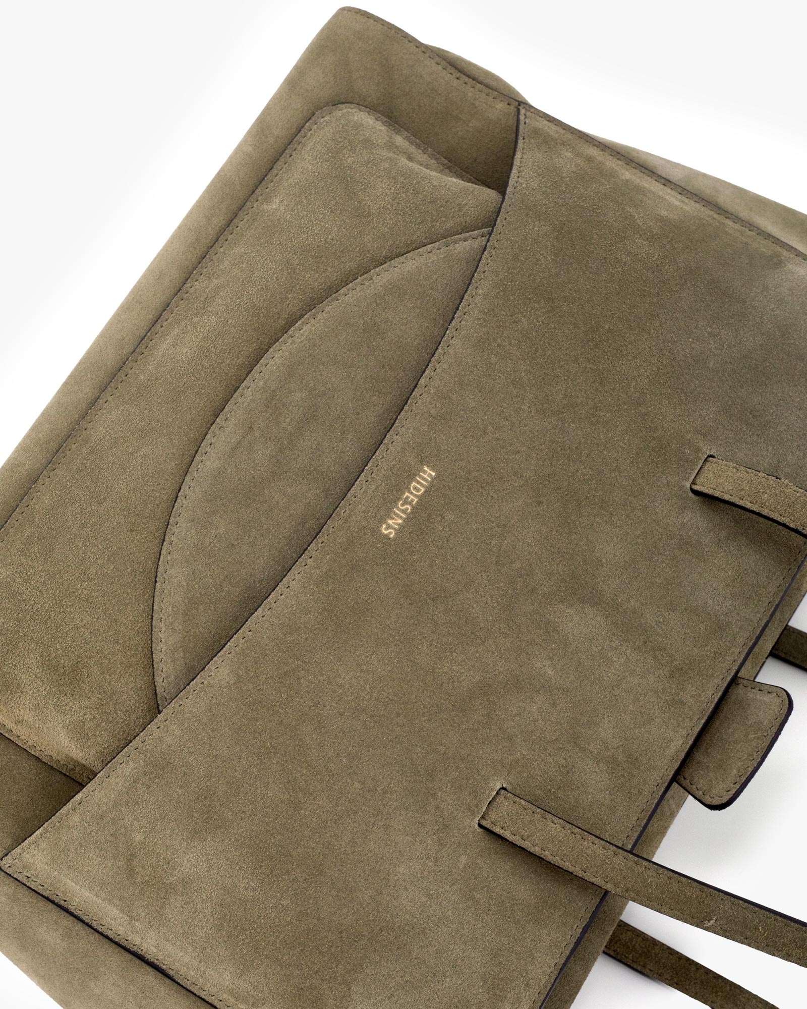 Flap L Suede Olive - Image 6