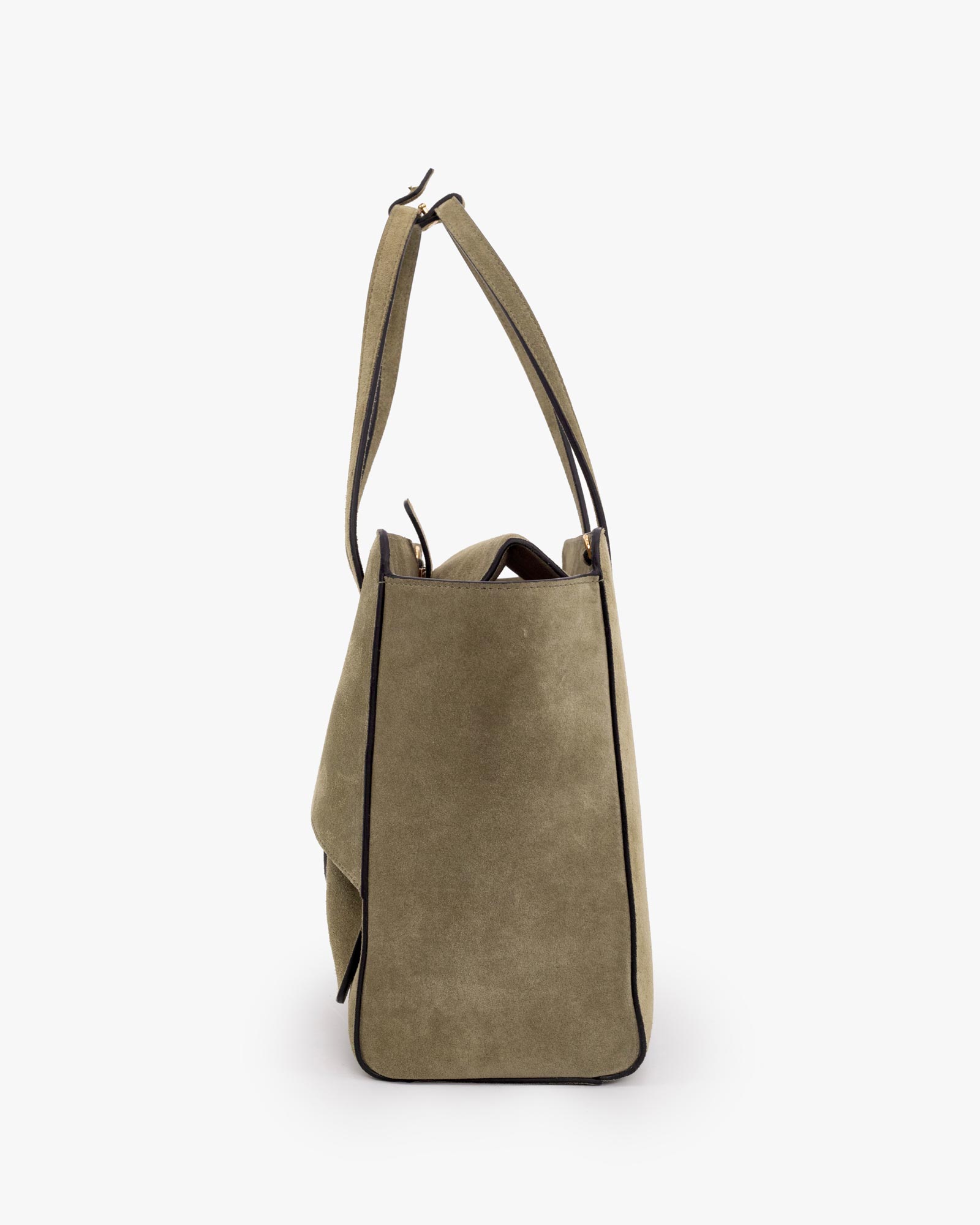 Flap L Suede Olive - Image 7
