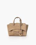 Flap M Suede Camel