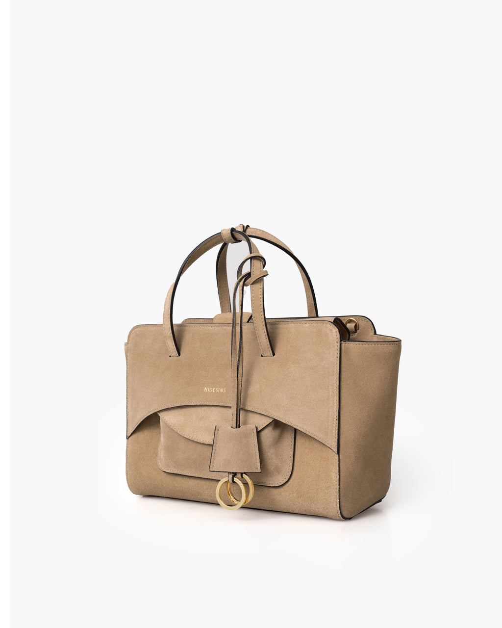 Flap M Suede Camel