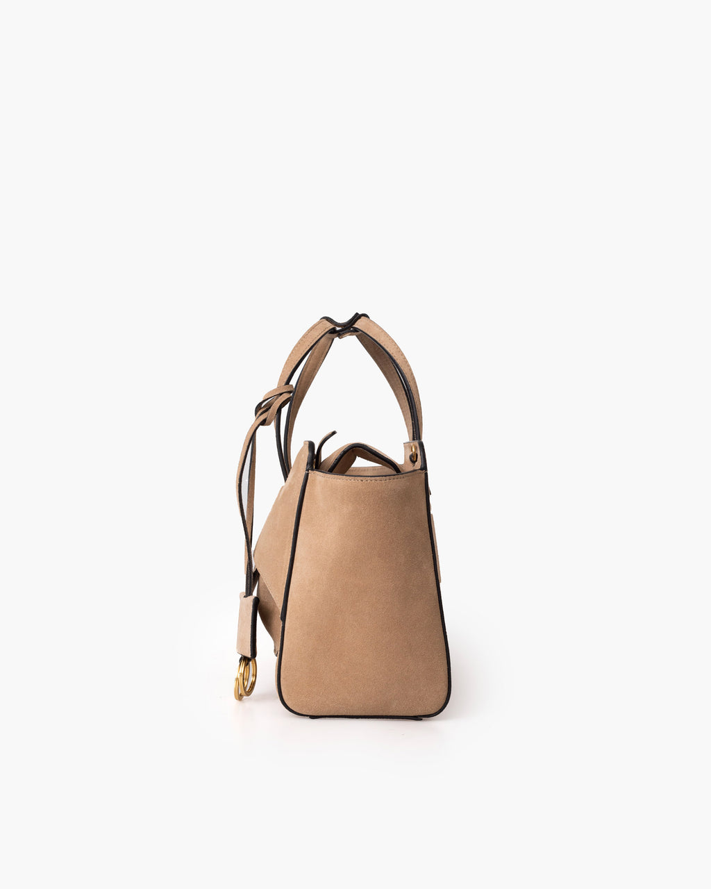 Flap M Suede Camel