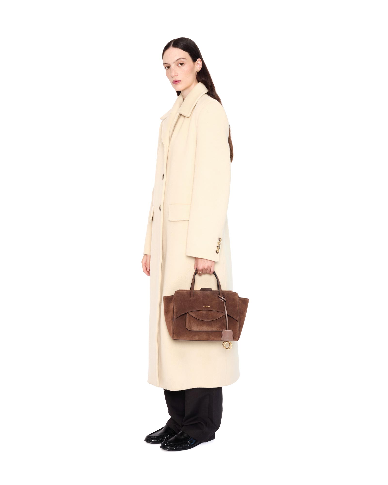Flap M Suede Chocolat - Image 11