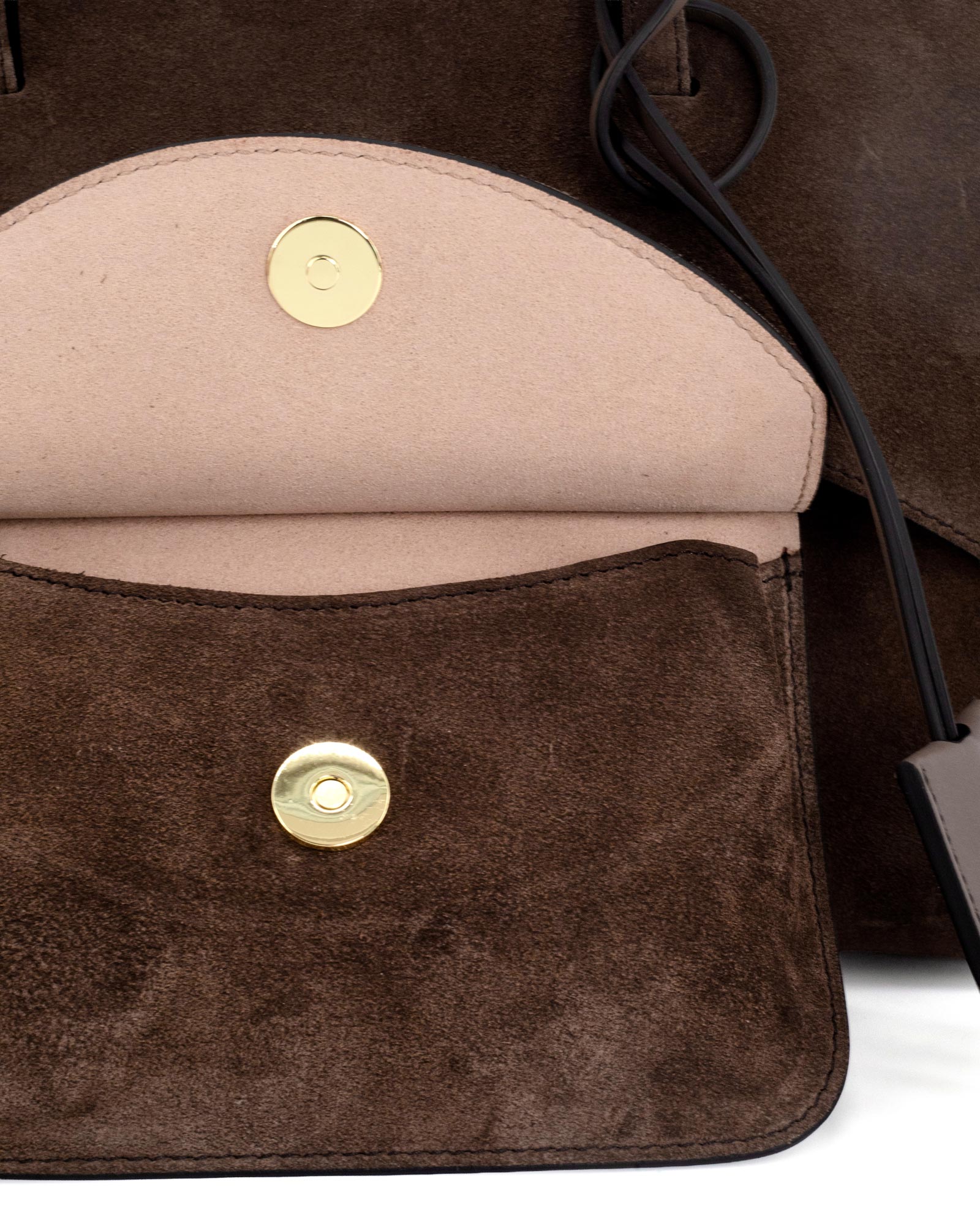 Flap M Suede Chocolat - Image 5