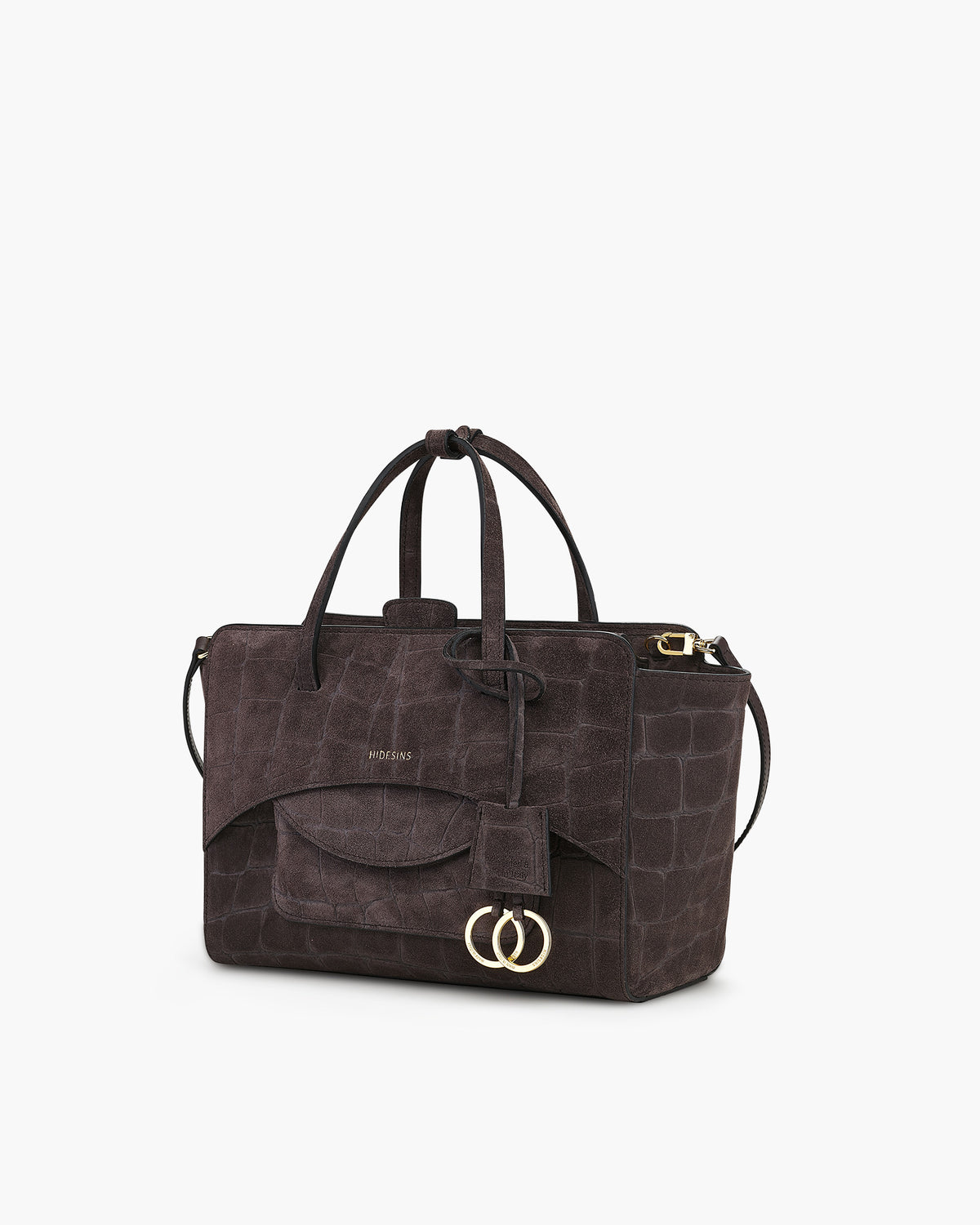 Flap M Suede Cocco Smoky