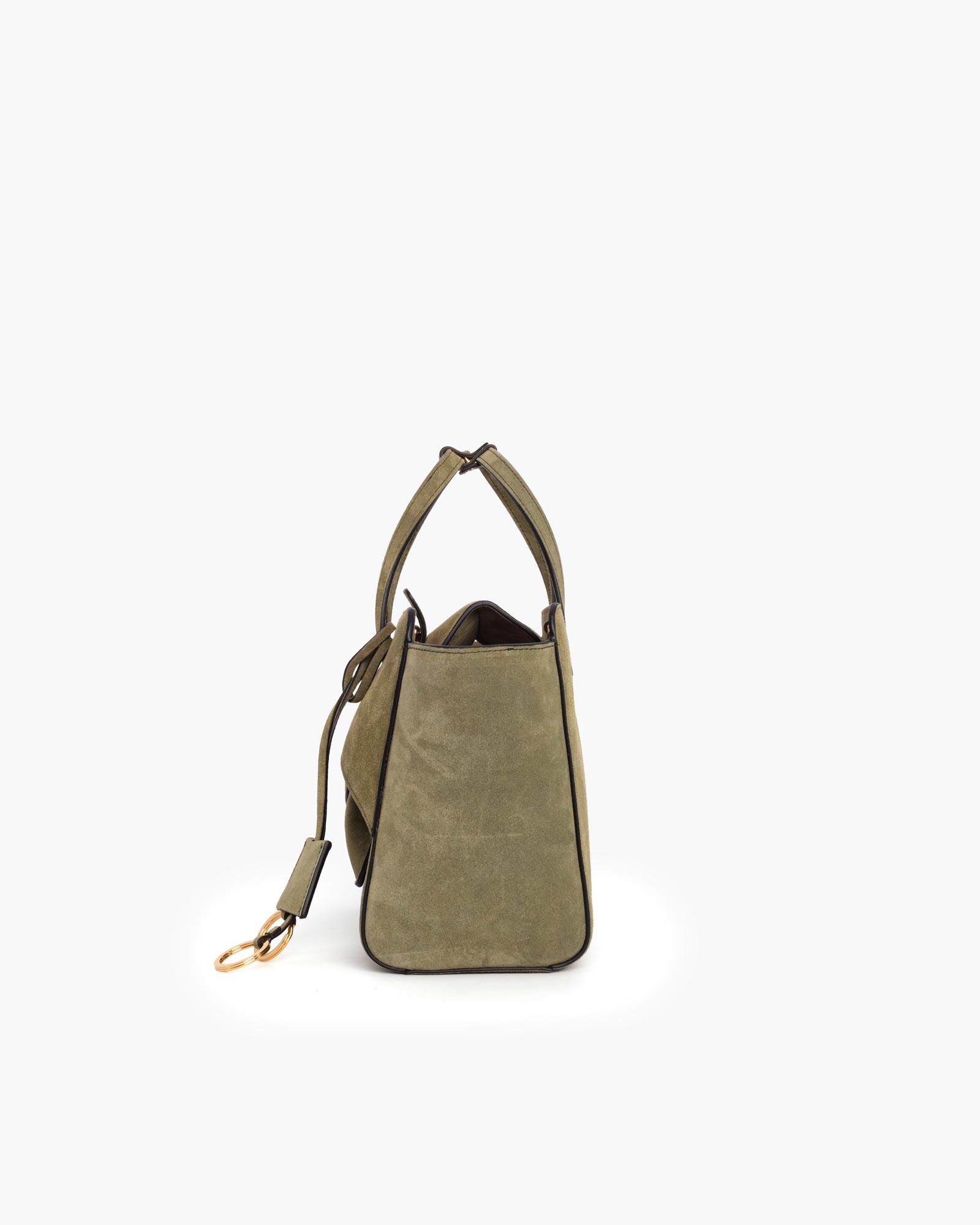 Flap M Suede Olive - Image 8