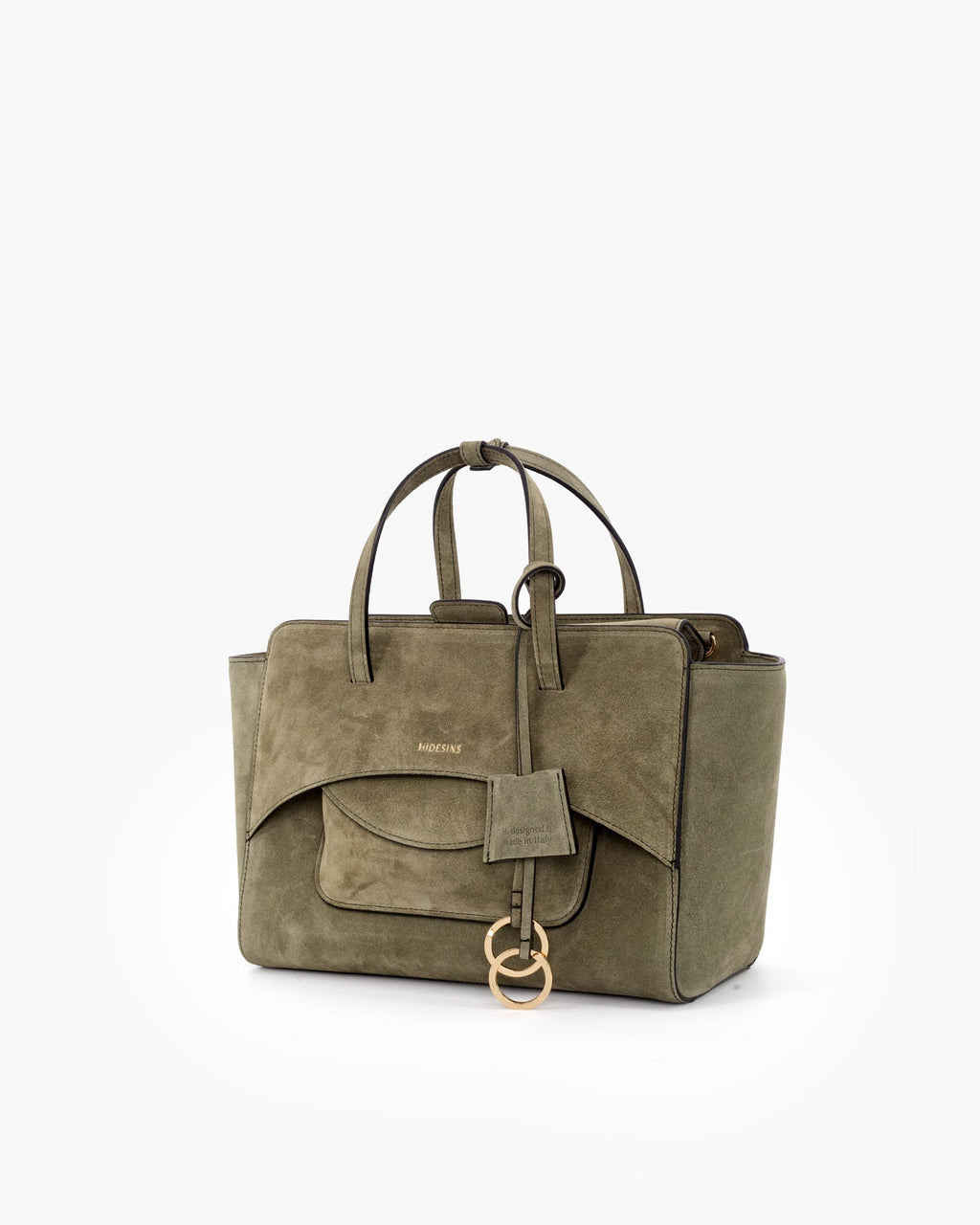 Flap M Suede Olive - Image 2