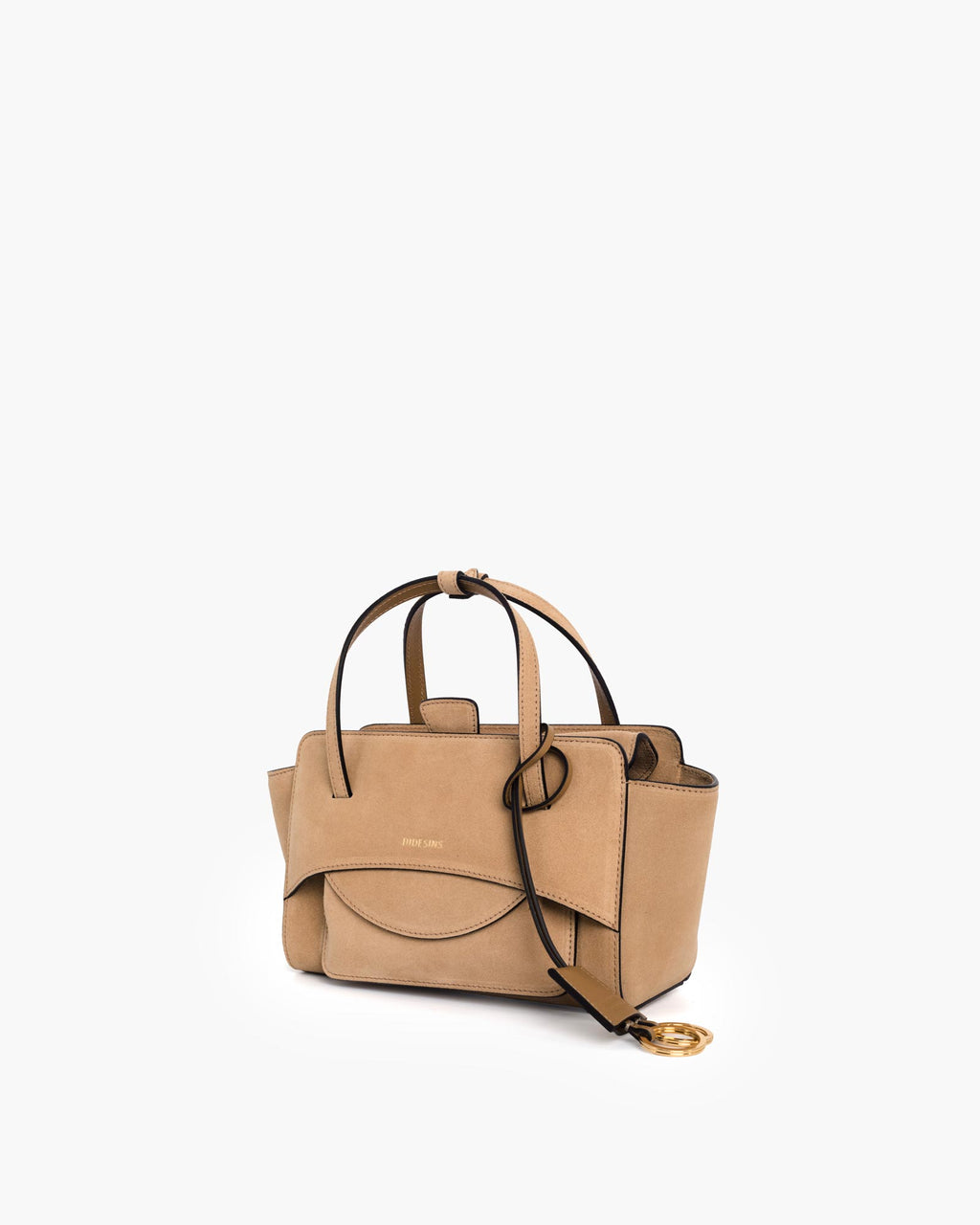 Flap S Suede Camel - Image 2