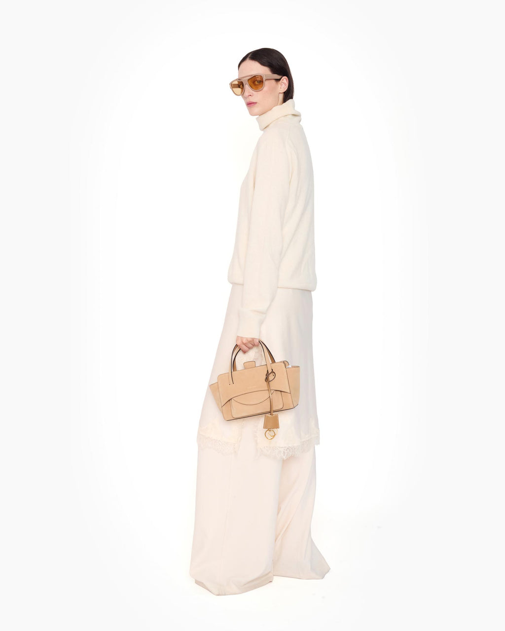 Flap S Suede Camel - Image 9