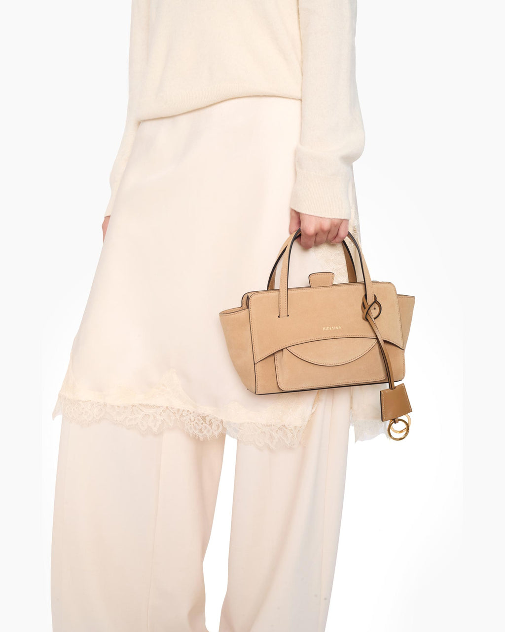 Flap S Suede Camel - Image 10
