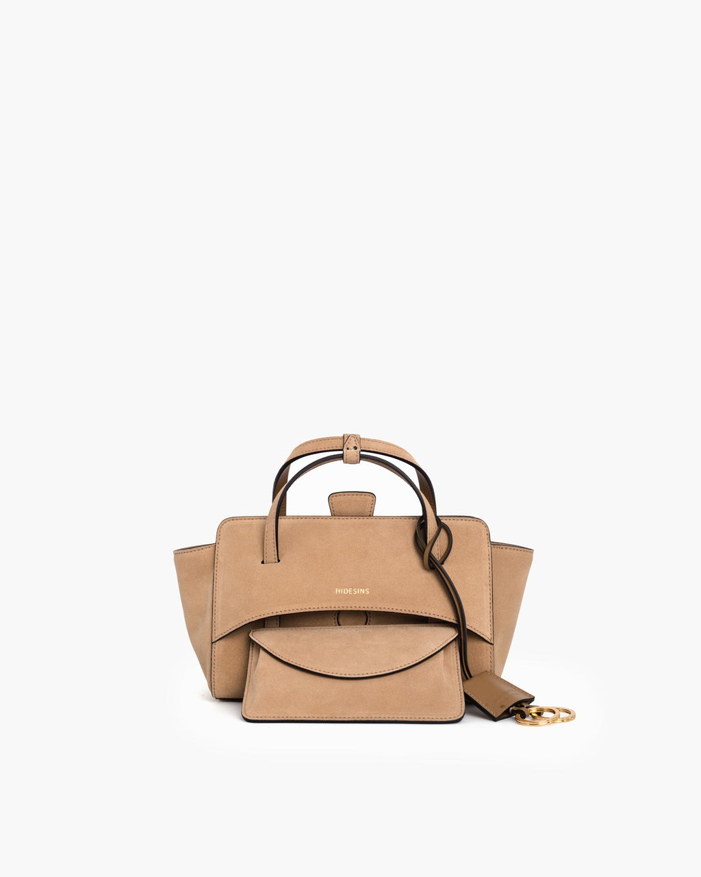 Flap S Suede Camel - Image 4