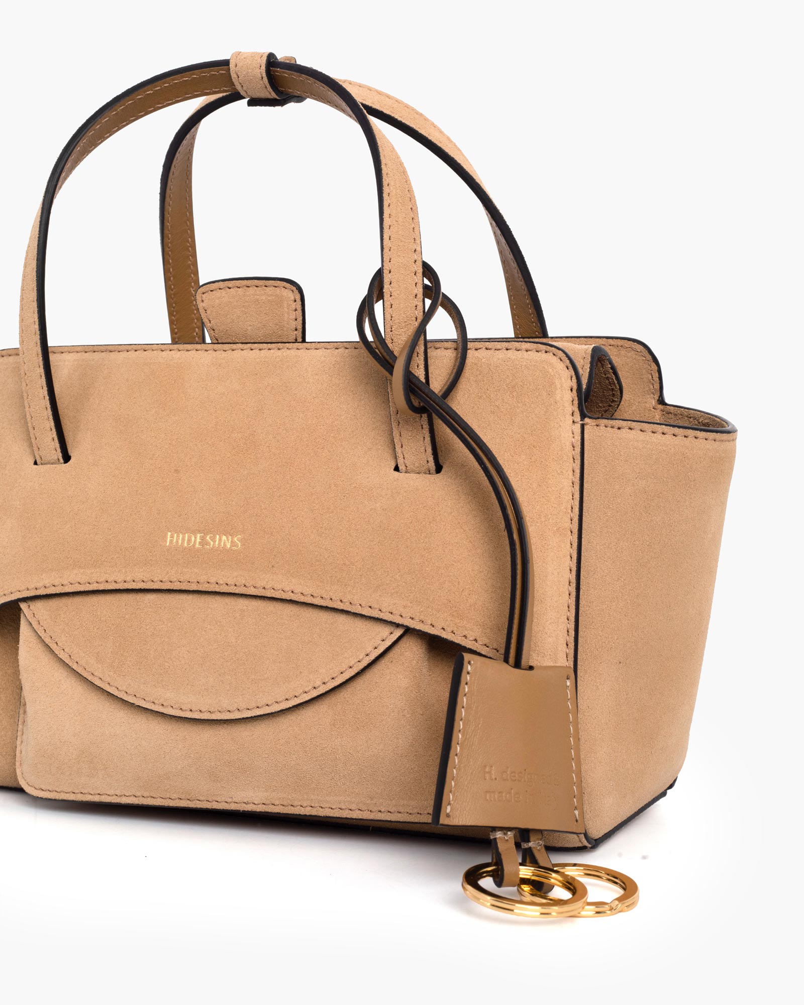 Flap S Suede Camel - Image 5