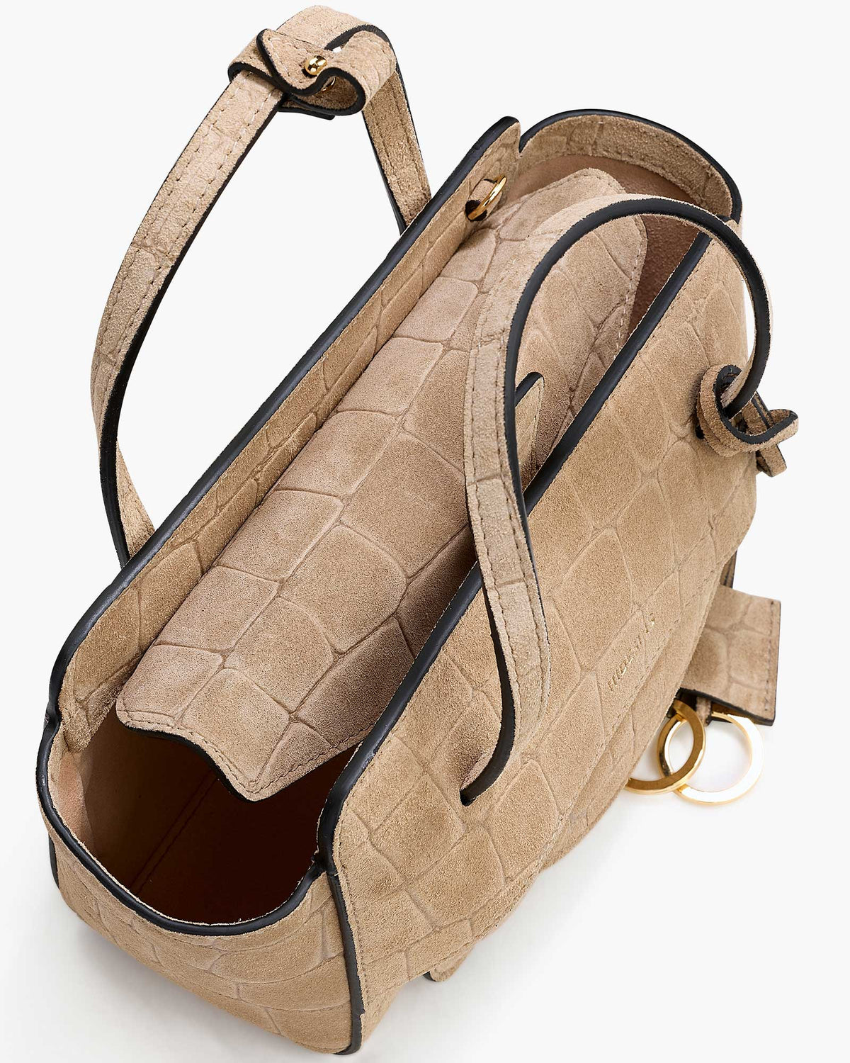 Flap S Suede Cocco Camel