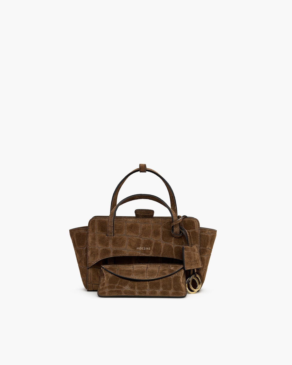 Flap S Suede Cocco Chocolat