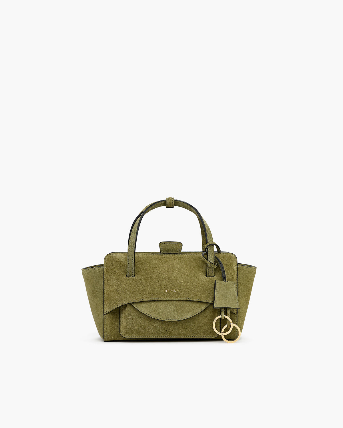 Flap S Suede Olive
