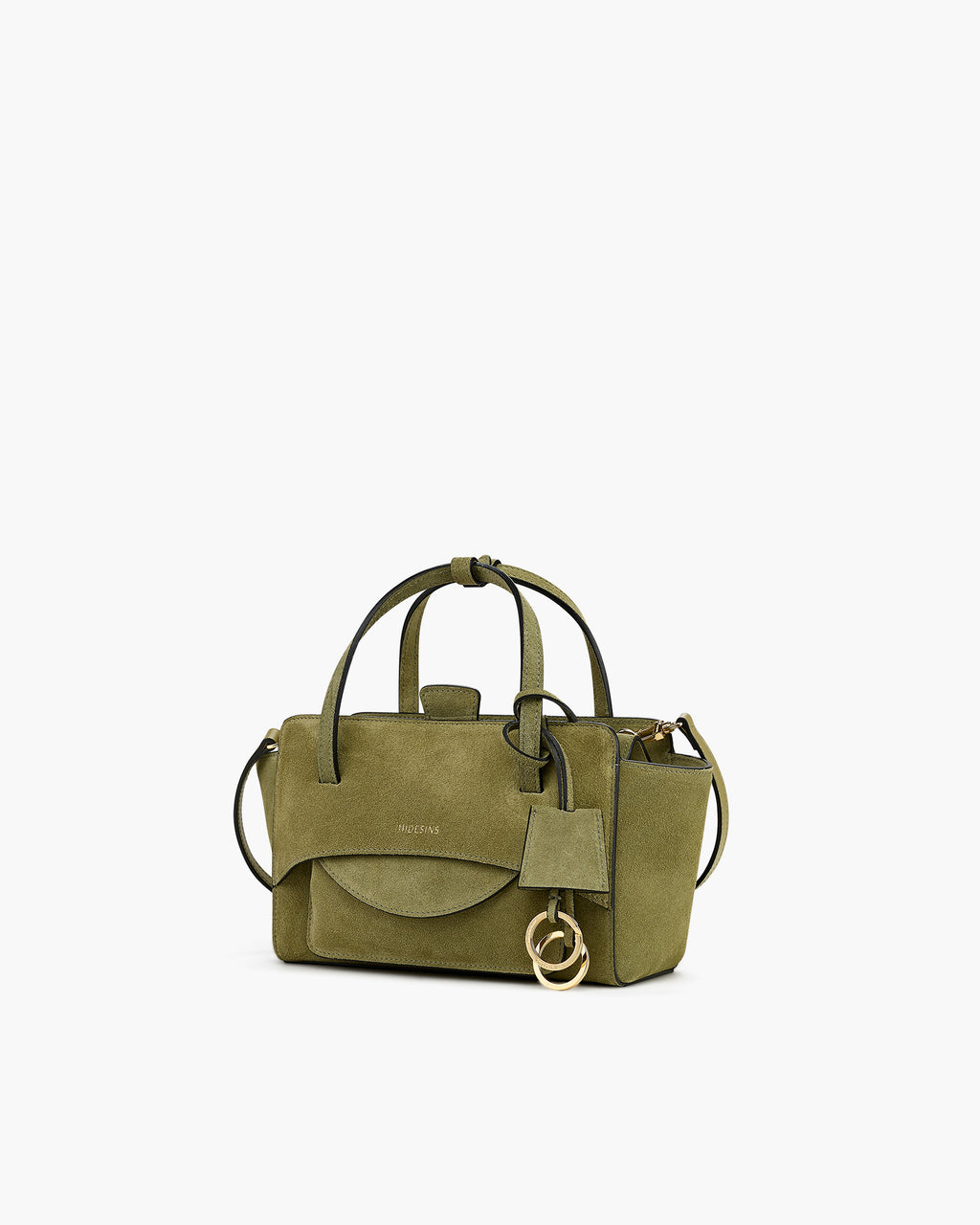 Flap S Suede Olive