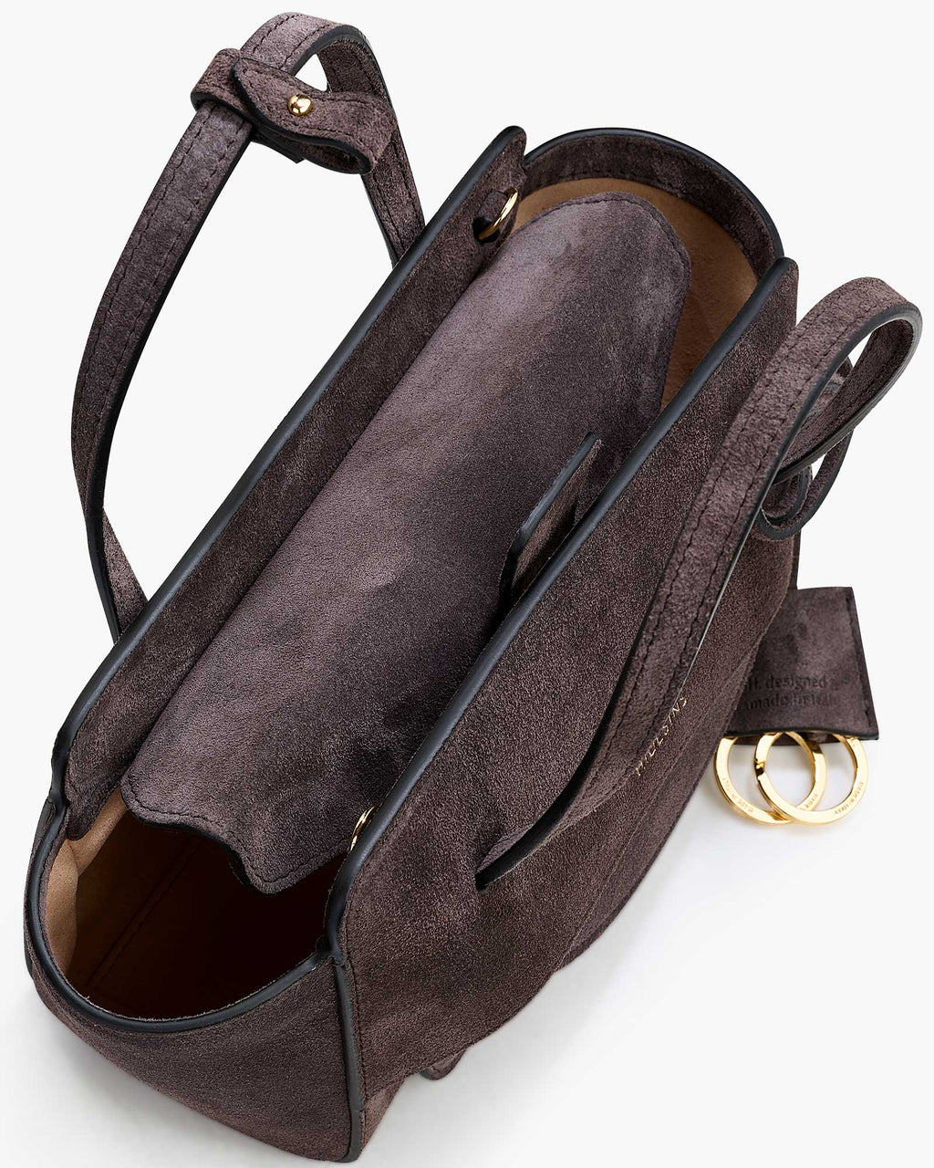 Flap S Suede Smoky