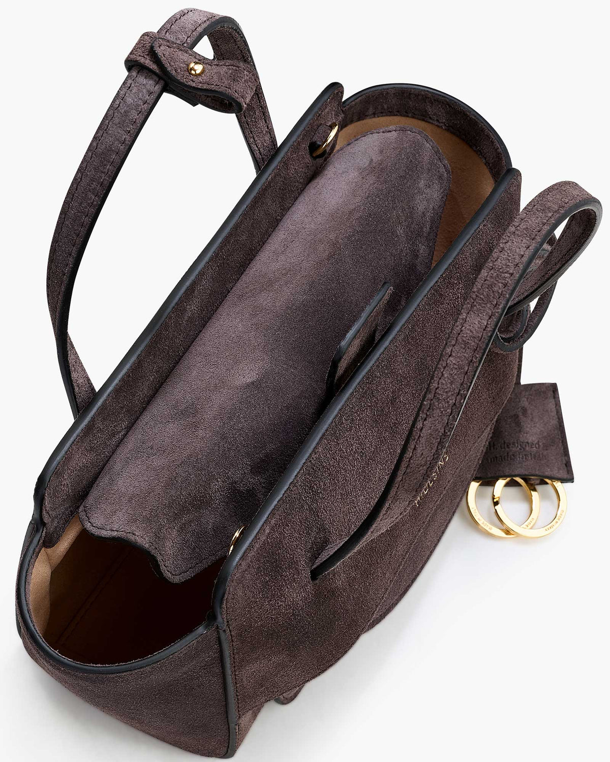 Flap S Suede Smoky