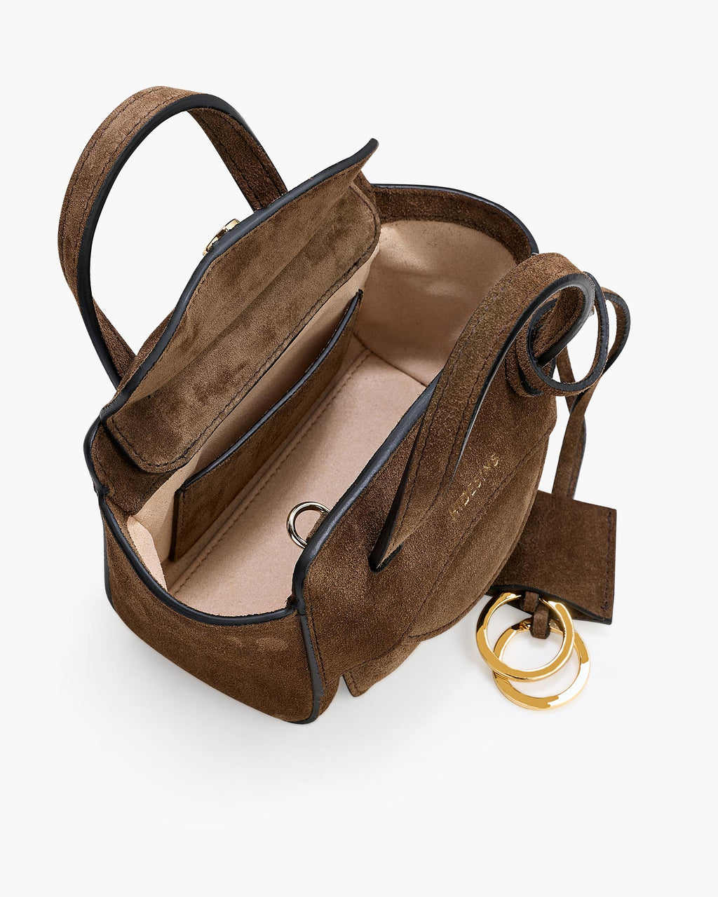 Flap Xs Suede Chocolat