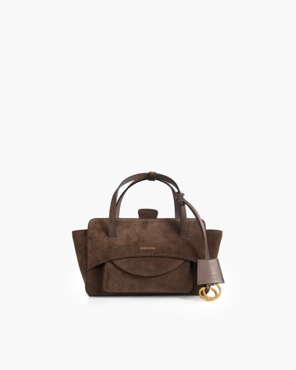 Flap S Suede Chocolat